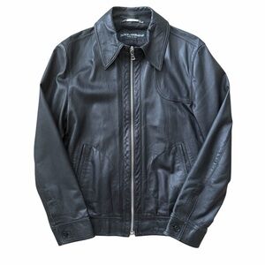 Dolce & Gabbana Spy Black Leather Jacket